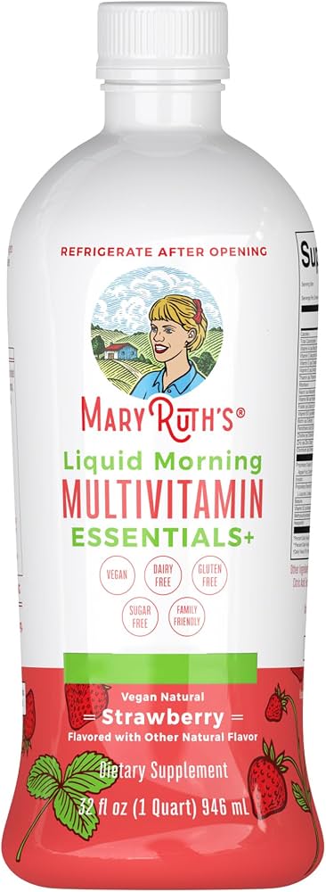 MaryRuth's Liquid Morning Multivitamin Essentials+ - Strawberry-946ml
