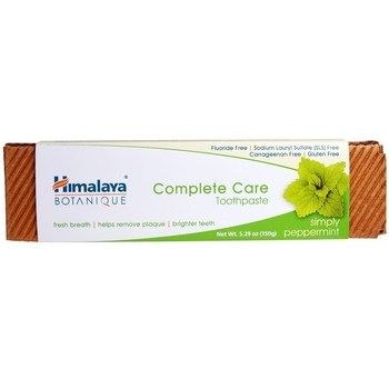 Himalaya Botanique Complete Care Toothpaste, Spearmint Flavor, Fights Plaque, Freshens Breath, Fluoride Free, No Artificial Flavors, SLS Free, Cruelty Free, Foaming, 5.29 Oz, 1 Pack