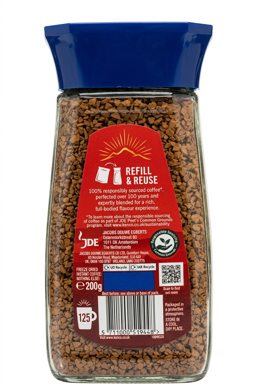 Kenco Rich Coffee 200g – Full-Bodied Intense Roast