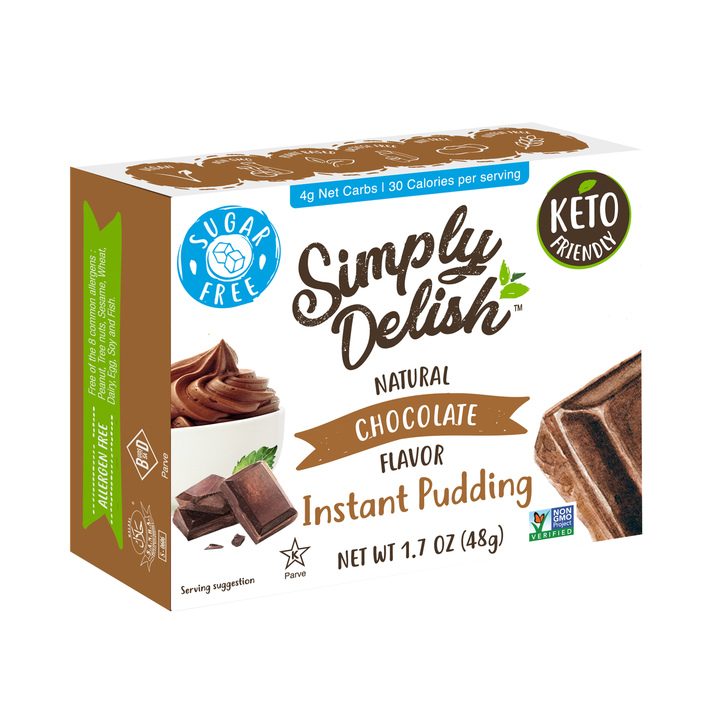 Simply Delish Chocolate Pudding 48g