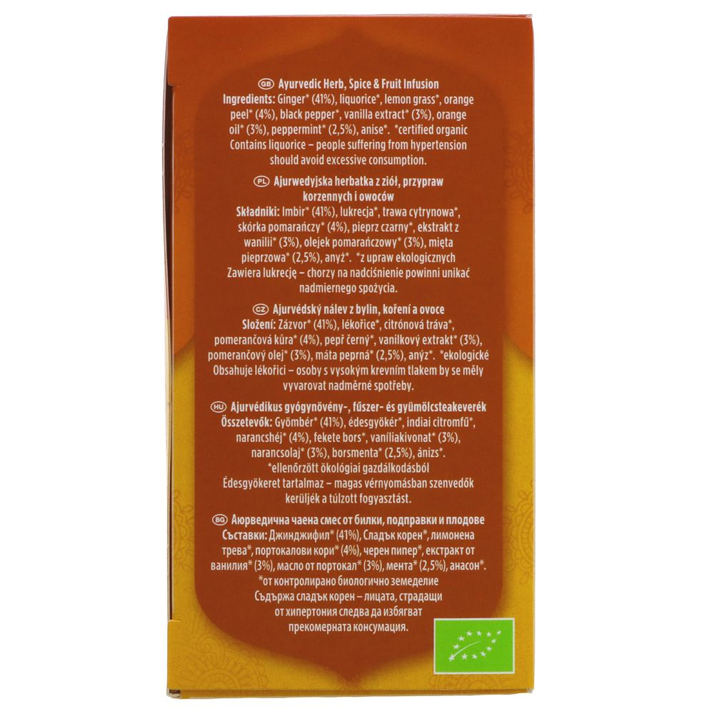 Yogi Ginger Orange with Vanilla Tea (x17 Bags)