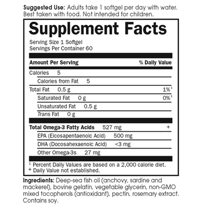 Minami Algae Omega-3 60 softgels by Garden of Life