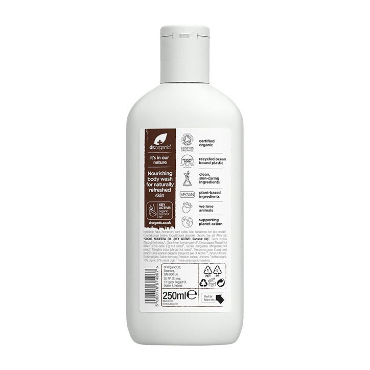 Dr Organic Organic Virgin Coconut Oil Body Wash 250ml