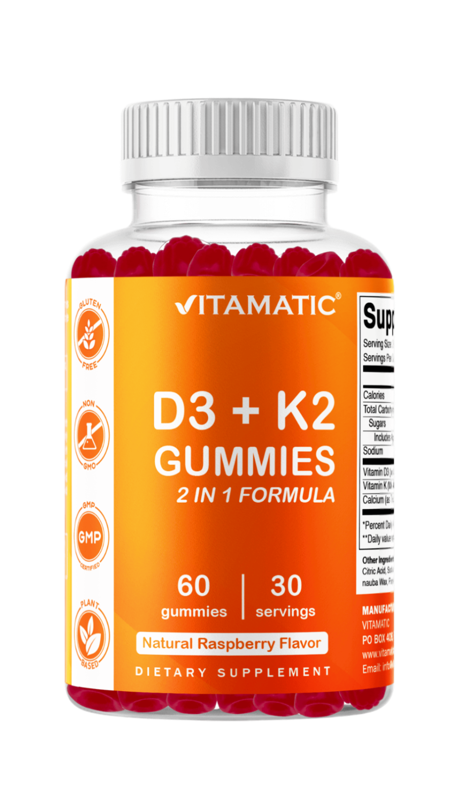 D3 K2 60 Gummies
