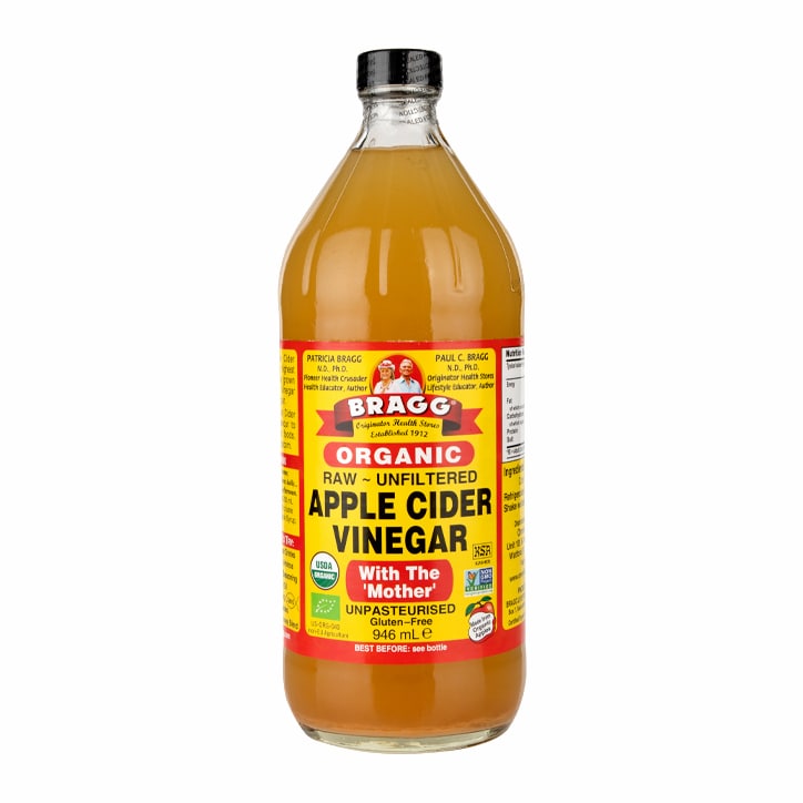 Bragg Organic Apple Cider Vinegar with The Mother 946ml (UK version)