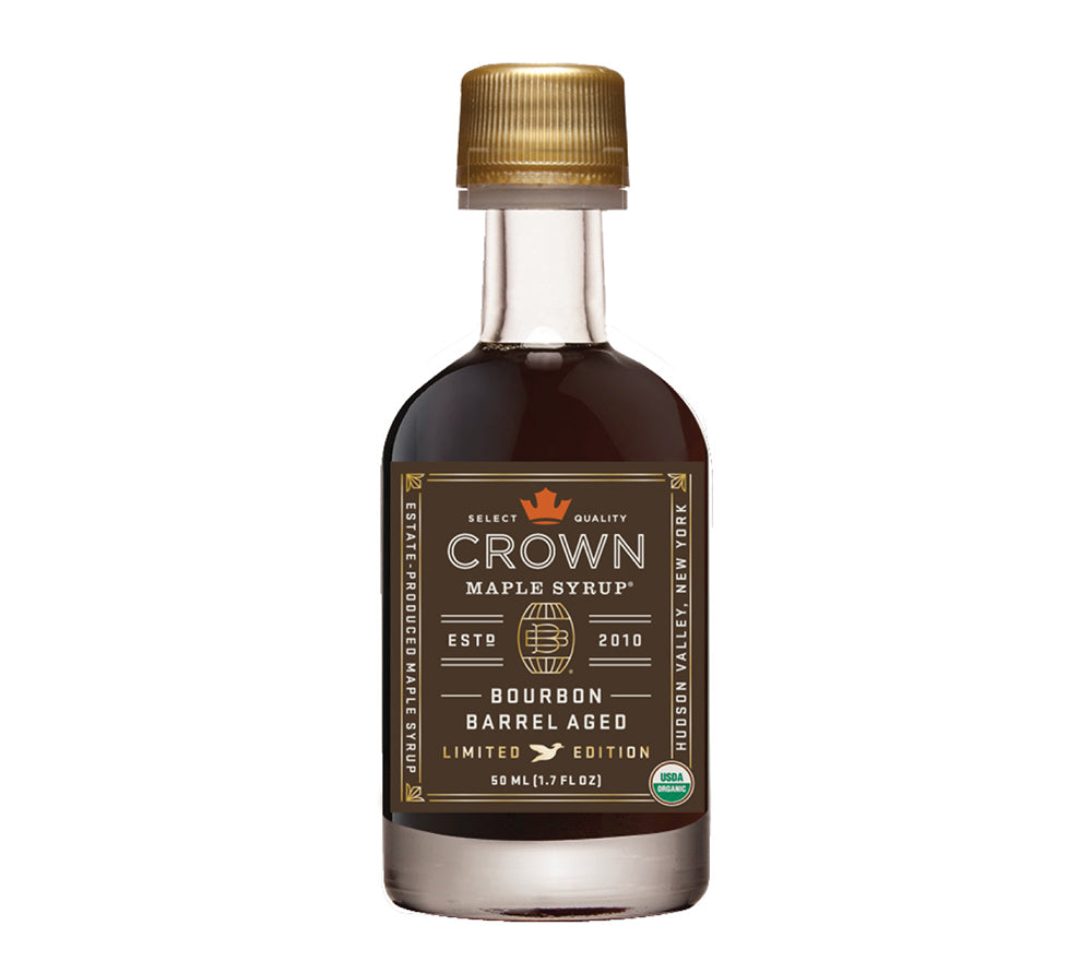 Bourbon Barrel Aged Maple Syrup von Crown Maple (Ahornsirup - Glasflasche)