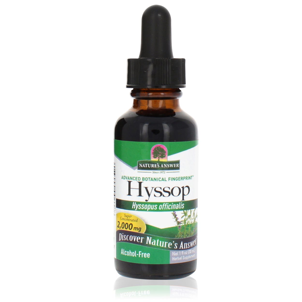Nature's Answer Hyssop Flower Liquid Extract Alcohol-Free - 30ml