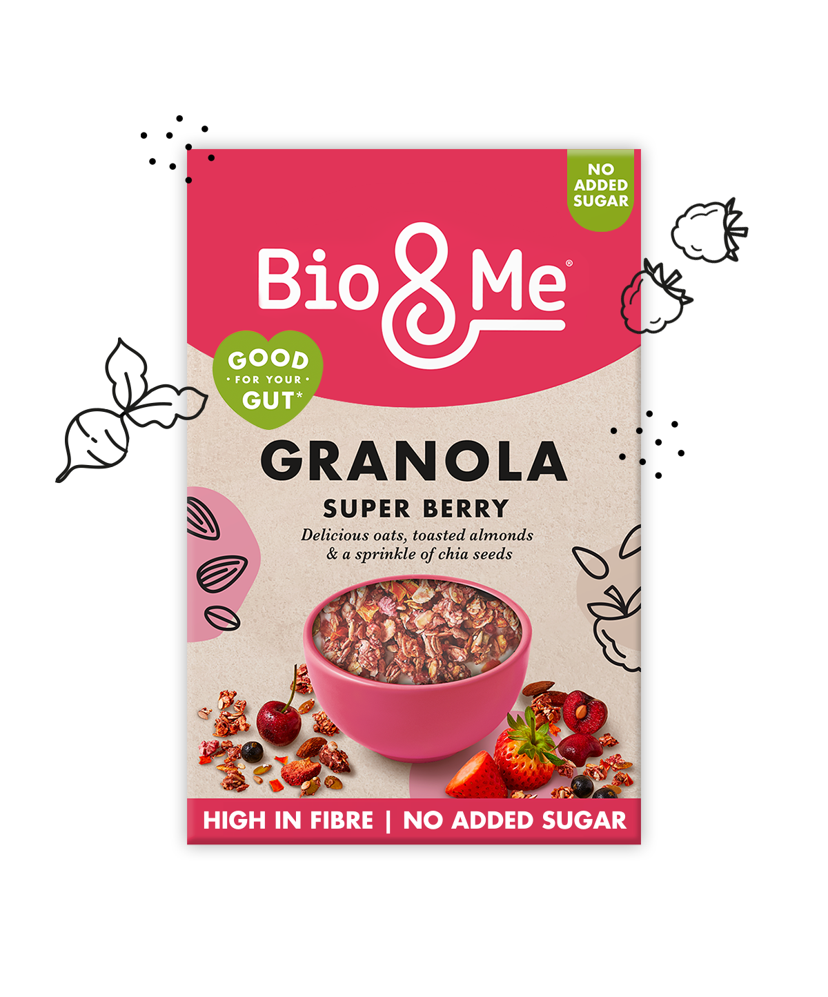 SUPER BERRY GUT-LOVING GRANOLA (360g)