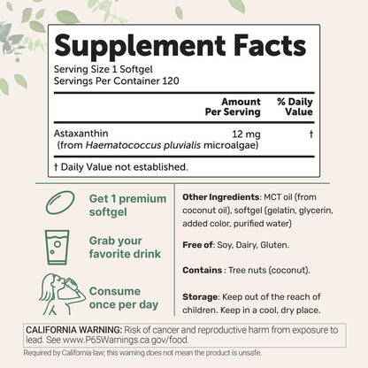 Micro Ingredients Astaxanthin®  | Natural Tanning, Fresh Microalgae Source