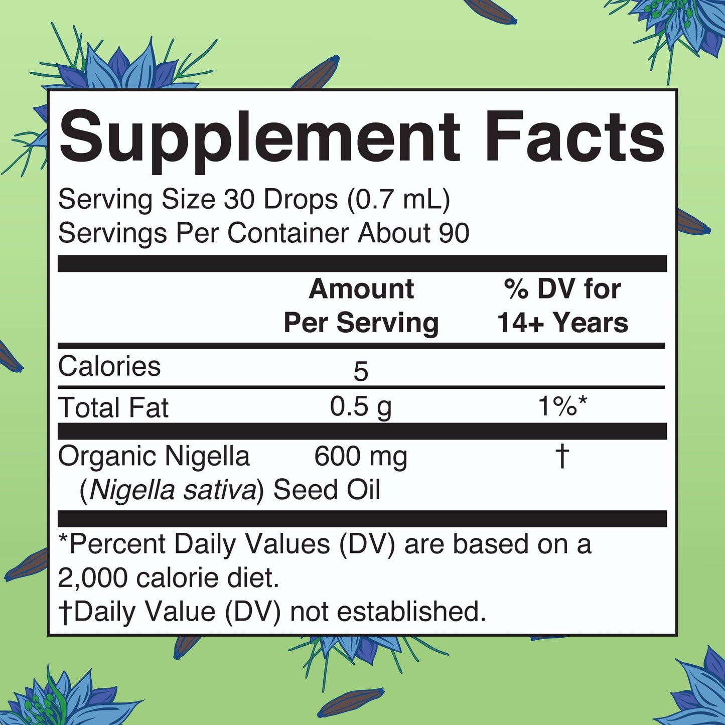 Organic Black Seed Oil Liquid Drops