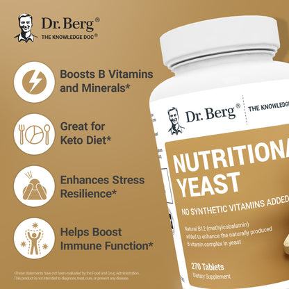 Nutritional Yeast – 270 Tablets
