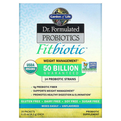 Garden of Life Dr. Formulated Probiotics Fitbiotic