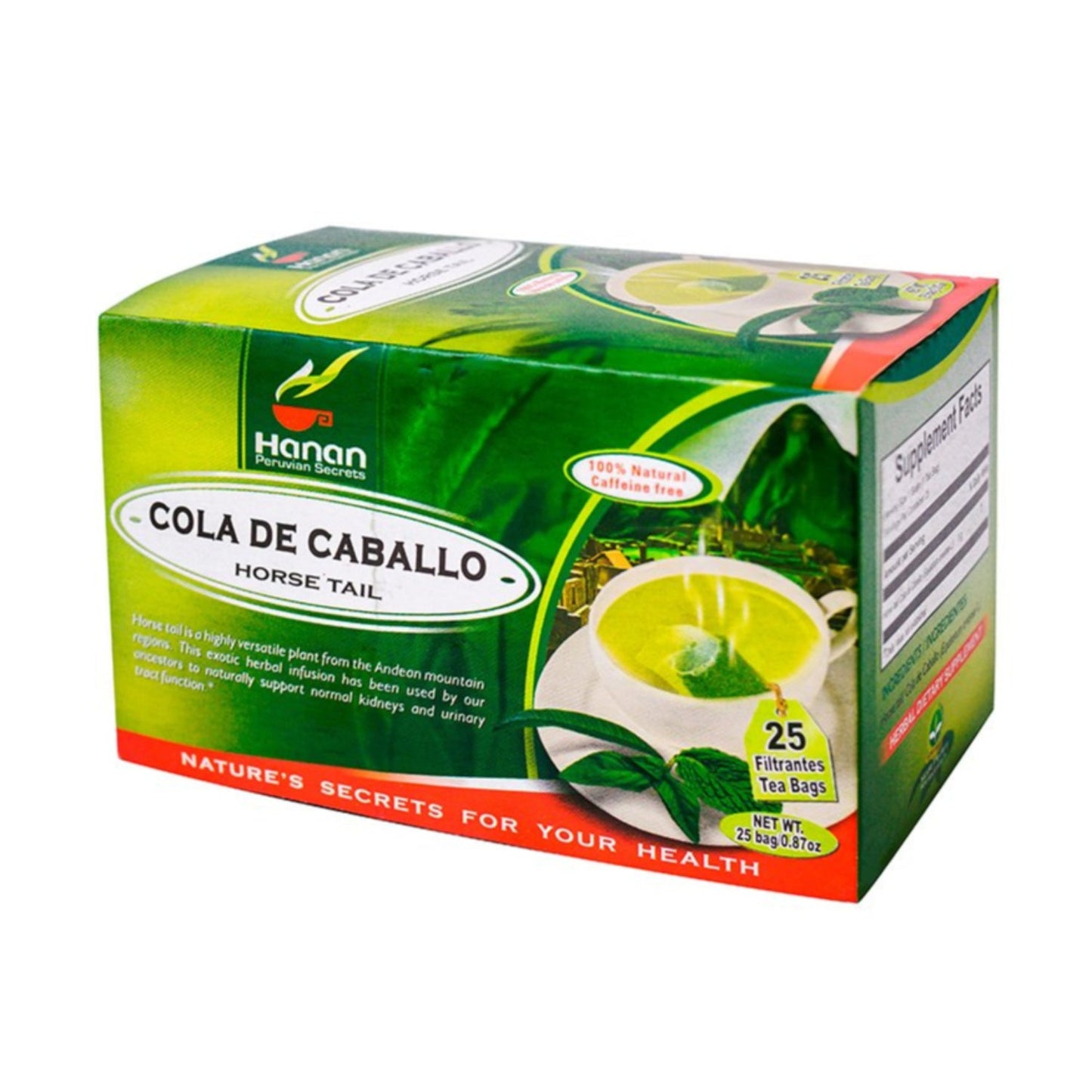 Horse Tail Herbal Tea | Cola de Caballo | 25 Teabags