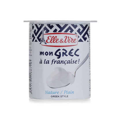 Elle & Vire plain Greek yoghurt 125g