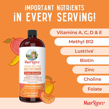 Mary Ruth’s Organics Liquid Multivitamin + Hair Growth