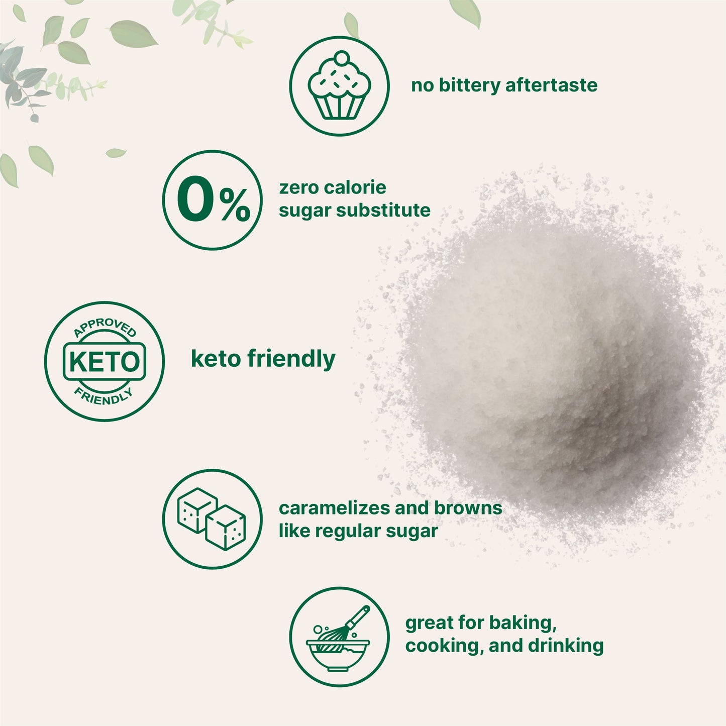 Micro Ingredients Allulose Sweetener Granules, 3 Pounds