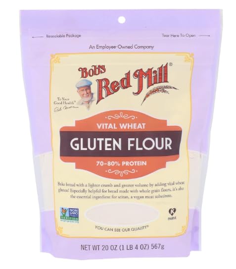 Bob's Red Mill Vital Wheat Gluten Flour 20 oz bag w/Exit 28 Bargains Sticker Vital Wheat 70-80% Protein