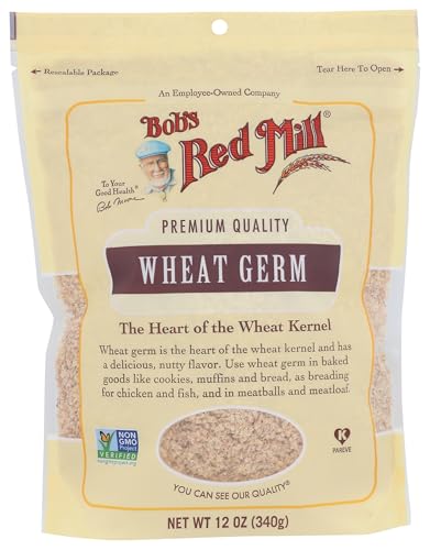 Bob's Red Mill Wheat Germ, 12oz (Pack of 1) - Non GMO, Vegan, Kosher