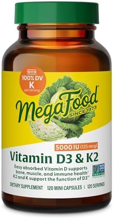 MegaFood Vitamin D3 5000 IU (125 mcg) - 120 Caps