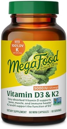 MegaFood Vitamin D3 5000 IU (125 mcg) - 120 Caps