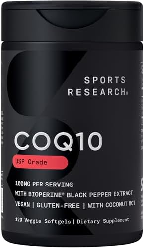 Sports Research® CoQ10 200mg, 90 Count Plantgels™