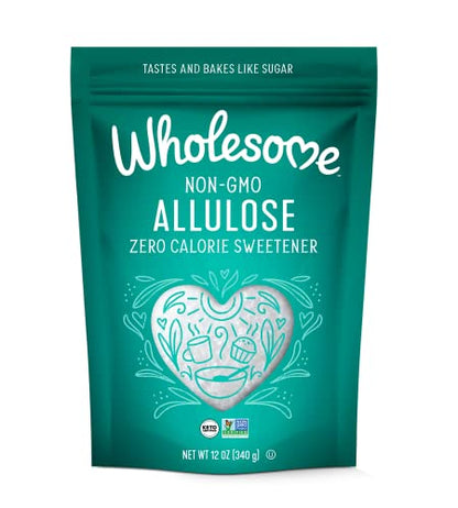 Wholesome Sweeteners 11.5-Ounce Allulose, Zero Calorie Sweetener, Keto Friendly, Non GMO, Non-Erythritol, Gluten Free & Vegan Liquid Sweetener, 1 Pack