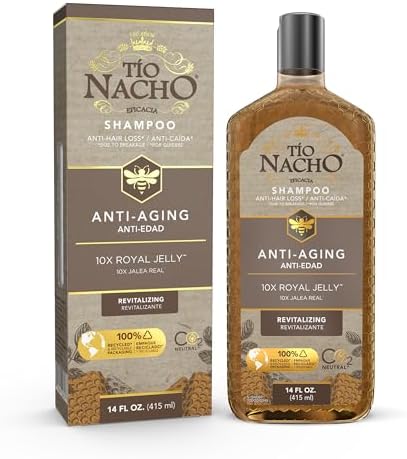 Tio Nacho Natural Lightening and Volumizing Shampoo with Royal Jelly and Chamomile, 14 Ounces