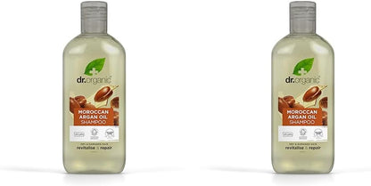 Dr Organic Aloe Vera Shampoo, Soothing, All Hair Types, Natural, Vegan, Cruelty-Free, Paraben & SLS-Free, Recyclable & Recycled Ocean Bound Plastic, Certified Organic, 265ml, Packaging may vary