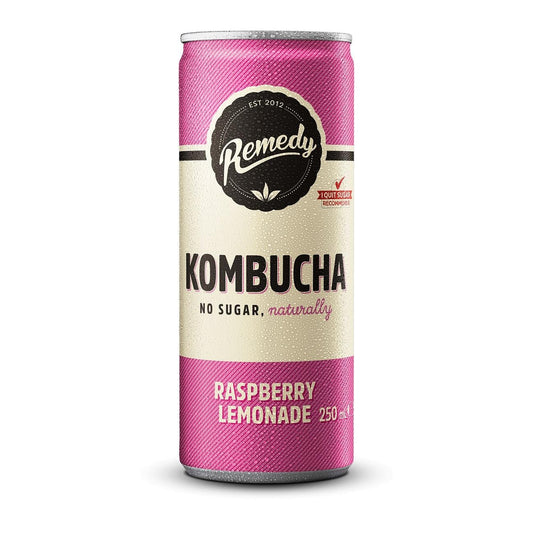 REMEDY KOMBUCHA RASPBERRY LEMONADE 330ML