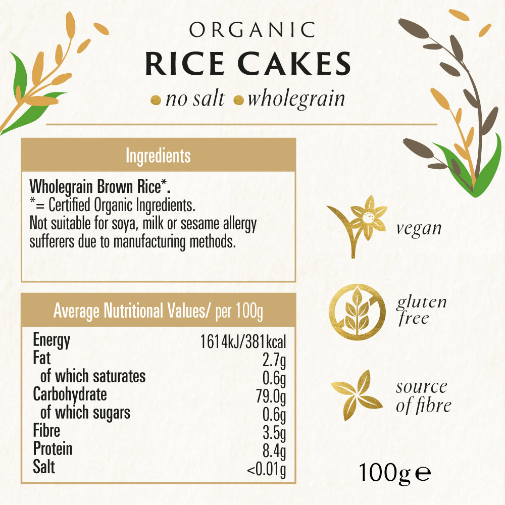 RICE CAKES - NO SALT