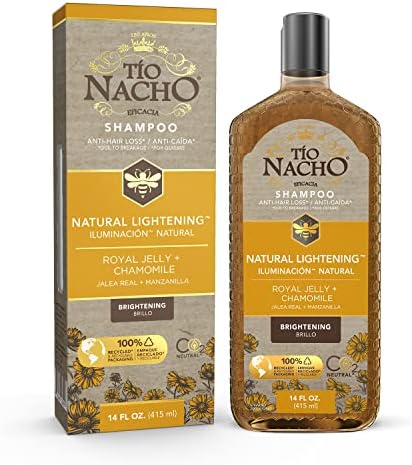 Tio Nacho Natural Lightening and Volumizing Shampoo with Royal Jelly and Chamomile, 14 Ounces