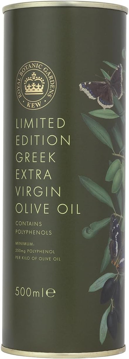 Odysea x Kew Gardens - High Polyphenol Greek Extra Virgin Olive Oil 500ml - Limited Edition - Early Harvest - Healthy - Antioxidant and Anti-inflammatory