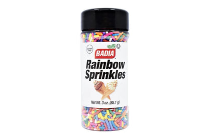 Badia Rainbow Sprinkles, 3 Oz