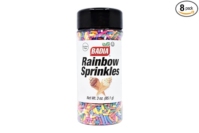 Badia Rainbow Sprinkles, 3 Oz