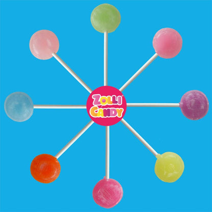 Zollipops Clean Teeth Lollipops - AntiCavity Sugar Free Candy for a Healthy Smile Great for Kids, Diabetics and Keto Diet. Natural Fruit Variety, 3.1 Ounce