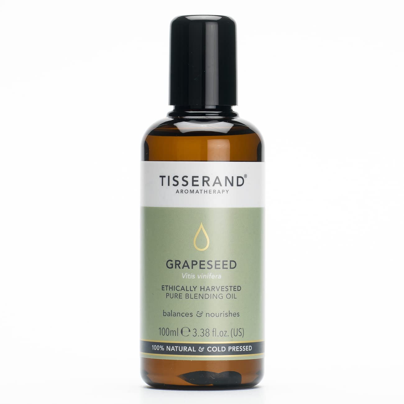 Tisserand Organic Pure Essential Oil - Moisturising and Softening - Facial and Body Massage - Rich in Antioxidants - Jojoba - 3.38 oz
