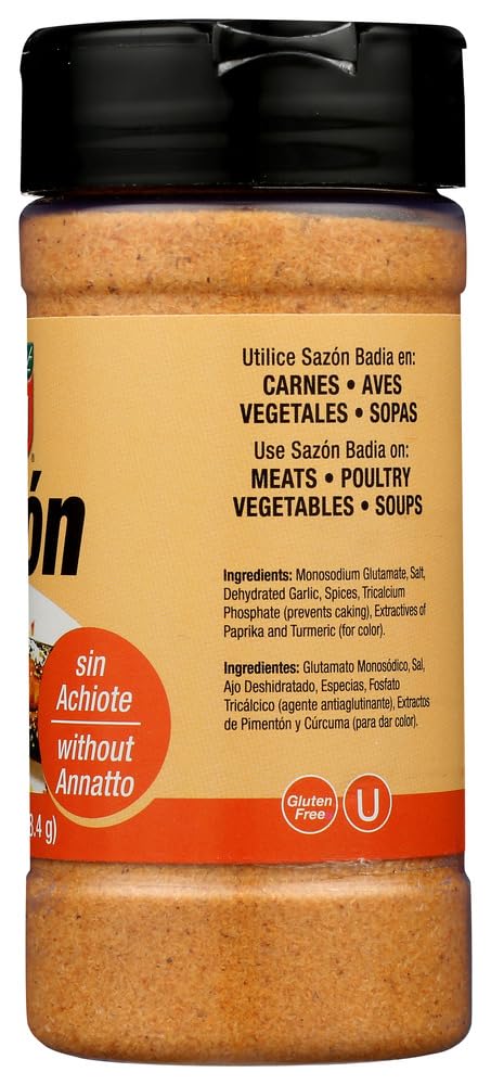 Badia Sazon Without Annatto, 7 oz