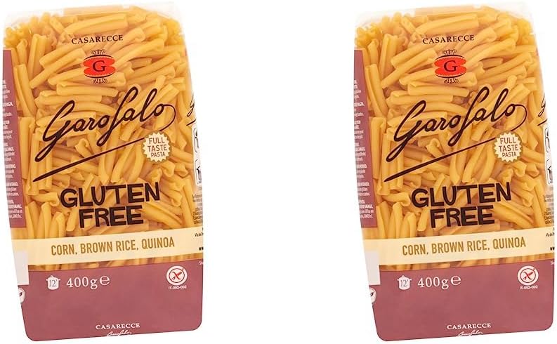 Garofalo Gluten Free Casarecce Italian Dried Pasta, 400g - Suitable for Coeliac and Vegan diets (Pack of 1)