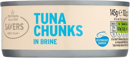 Morrisons Savers Tuna Chunks in Brine, 145 g