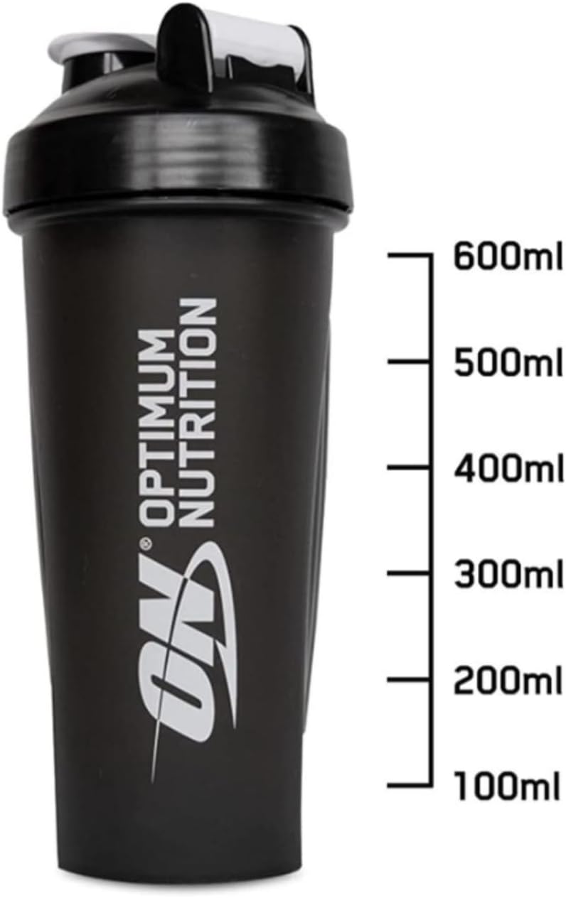 Optimum Nutrition ON 100% Gold Standard Blender Shaker Water Bottle 600ml - 800ml for Whey Protein Creatine BCAA Serious Mass Weight Gainer Amino Energy Drink