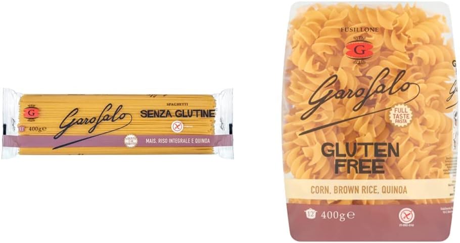 Garofalo Gluten Free Spaghetti Italian Dried Pasta, 400g - Suitable for Coeliac and Vegan diets (Pack of 1)