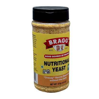 Bragg Premium Nutritional Yeast Seasoning - Vegan, Gluten Free – Good Source of Protein & Vitamins – Nutritious Savory Parmesan Cheese Substitute (Original, 4.5 Ounce (Pack of 1))