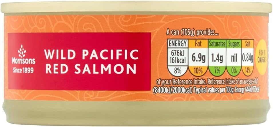 Morrisons Wild Pacific Pink Salmon, 418 g (Pack of 1)