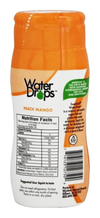 SweetLeaf Stevia Water Drops - Water Enhancer Variety Pack, Sugar Free Stevia Water Flavoring Drops, Lemon Lime, Raspberry Lemonade, and 4 More Refreshing Flavors, 1.62 Oz Ea (Pack of 6)