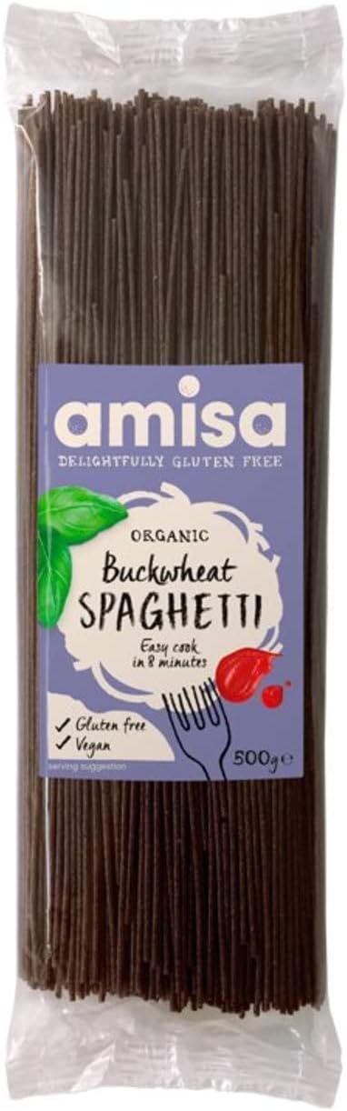 Amisa Organic Buckwheat Spaghetti 500g (Pack of 3)