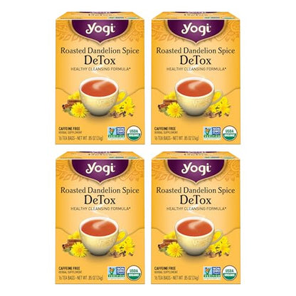 Yogi Tea Roasted Dandelion Spice DeTox Tea - 16 Tea Bags per
