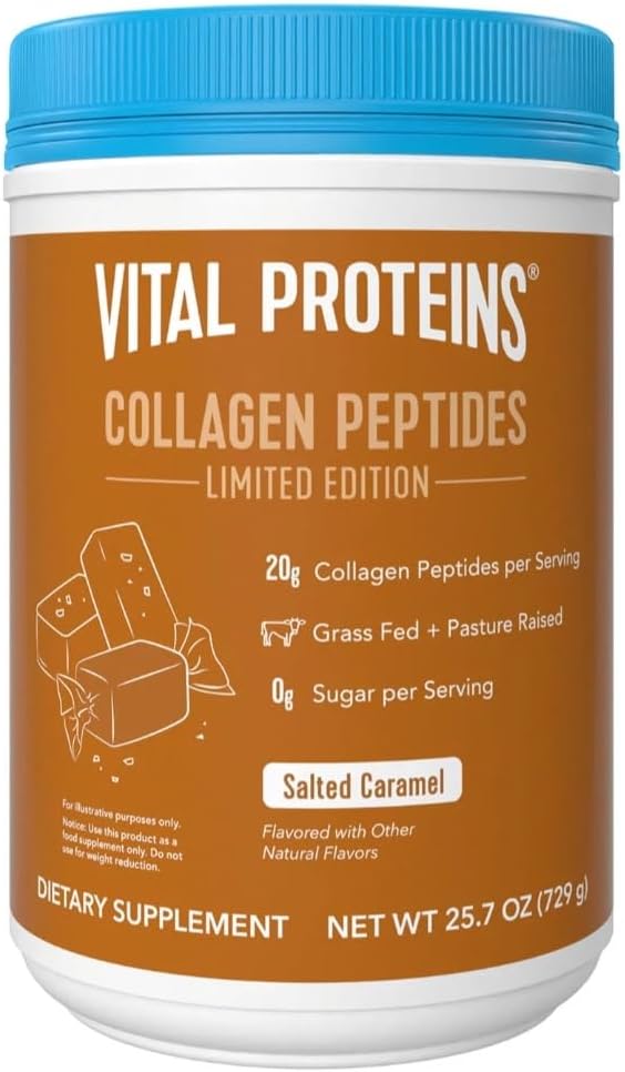Vital Proteins Grass Fed Collagen Powder Supplement (Type I, III) for Skin Hair Nail Joint - Hydrolyzed Collagen, Grass Fed, Dairy and Gluten Free - Chocolate Flavor, 17.1 oz Canister