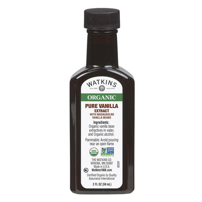 Watkins Organic Pure Vanilla Alcohol Free Flavoring, 2 Fl. Oz (Pack of 1)