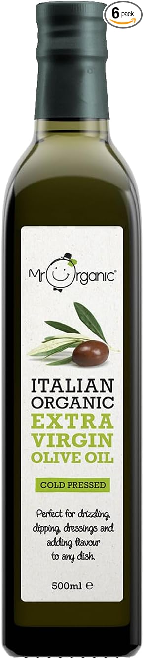 Mr Organic - Italian Organic Extra Virgin Olive Oil - Cooking Oil for Home Cooking - No Additives