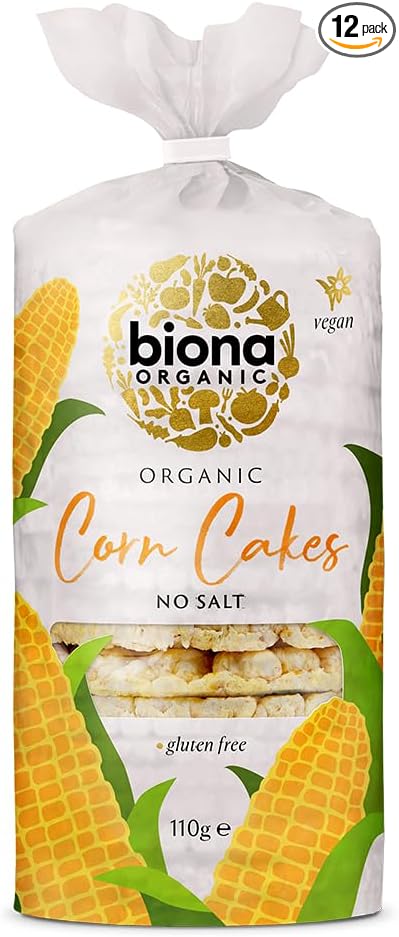 Biona Organic No Salt Corn Cakes 110g
